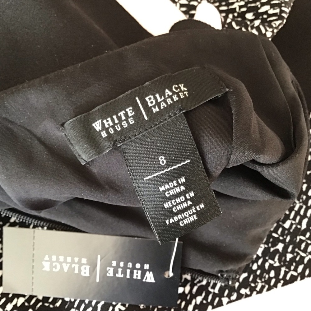 WHBM Tiered Colorblock Pencil Skirt NWT - Picture 5 of 8